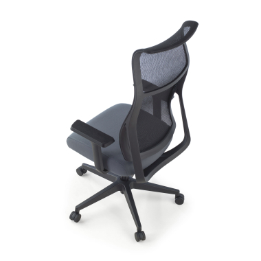 sedia ergonomica grigio stay rete transpirante braccioli mobili 7