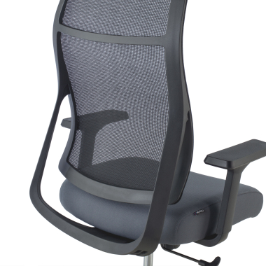 sedia ergonomica grigio stay rete transpirante braccioli mobili 3