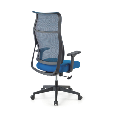 sedia ergonomica blu stay rete transpirante braccioli mobili 6