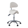 Sgabello sella di cavallo con schienale ergonomico per clinica ed estetista