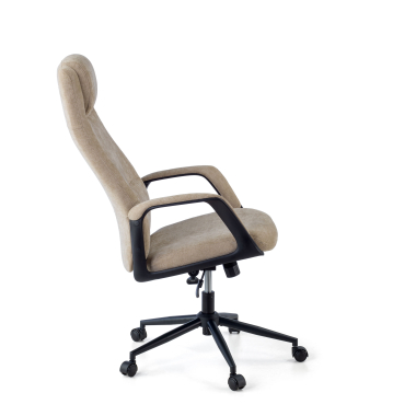 poltrona da ufficio beige denmark tessuto braccioli imbottiti poggiatesta 4