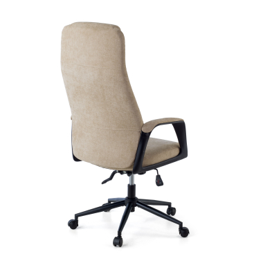 poltrona da ufficio beige denmark tessuto braccioli imbottiti poggiatesta 9