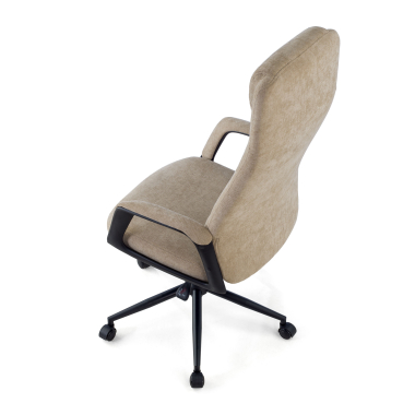 poltrona da ufficio beige denmark tessuto braccioli imbottiti poggiatesta 8