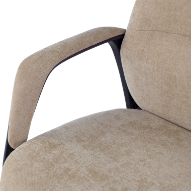poltrona da ufficio beige denmark tessuto braccioli imbottiti poggiatesta 6