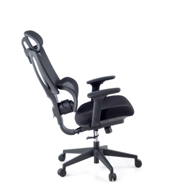 sedia ergonomica nero essenza rete transpirante braccioli regolabili 3d doppio supporto lombare poggiatesta 9