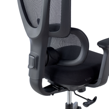 sedia ergonomica nero essenza rete transpirante braccioli regolabili 3d doppio supporto lombare poggiatesta 7