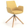 Sedia Scandinava Glamm, Gambe in Legno, Certificata