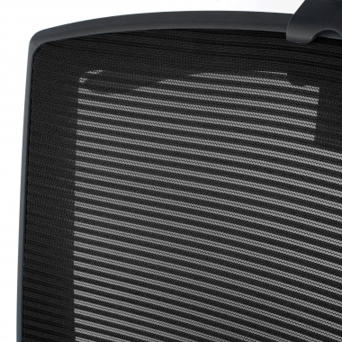 sedia ergonomica nero struttura nera poggiatesta rete transpirante braccioli regolabili 1d supporto lombare poggiatesta 9