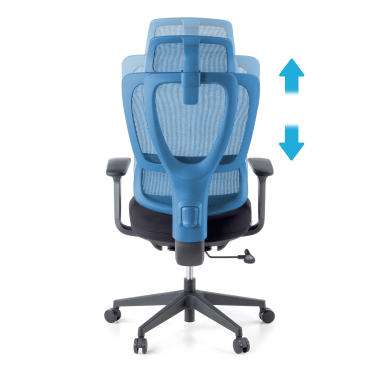 sedia ergonomica nero essenza rete transpirante braccioli regolabili 3d doppio supporto lombare poggiatesta 4