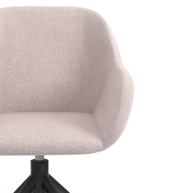 sedia sala riunione nero beige girevole tessuto braccioli imbottiti 5