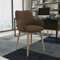 Sedia Nordica Nora, Gambe in legno, Certificata