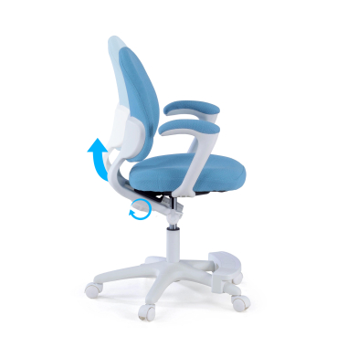 sedia scrivania per bambini blu mickey tessuto braccioli fissi 3