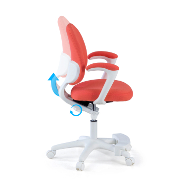 sedia scrivania per bambini rosa mickey tessuto braccioli fissi 3