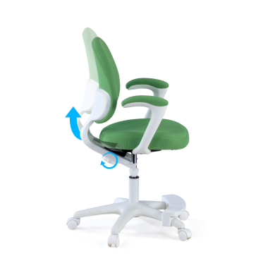 sedia scrivania per bambini verde mickey tessuto braccioli fissi 3