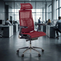 Sedia Ergonomica Pofit2, modello premium, struttura nera