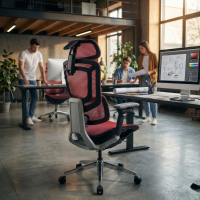 Sedia da Ufficio Ergonomica Valkyr, schienale auto-adattabile