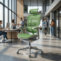 Sedia direzionale ergonomica Ergohuman Elite, Struttura bianca
