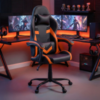 Sedia gamer Mist con braccioli ribaltabili, cuscino cervicale e lombare