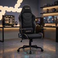 Sedia gaming in tessuto traspirante Breeze, con meccanismo basculante