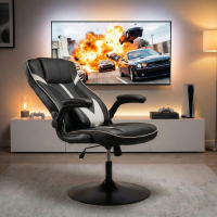Poltrona Relax Gaming Arcadia con braccioli ribaltabili, base girevole 360º