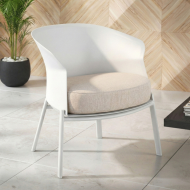 sedia per sala dattesa bianco piedi in legno tessuto senza braccioli 2
