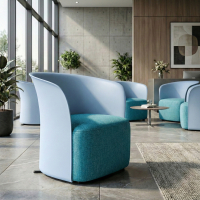 Poltrona Duomo per sala d’attesa, design moderno