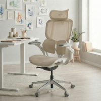 Sedia ergonomica con poggiatesta Erghos One, ortopedica, doppio supporto lombare