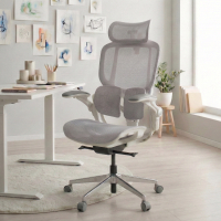 Sedia ergonomica con poggiatesta Erghos One, ortopedica, doppio supporto lombare