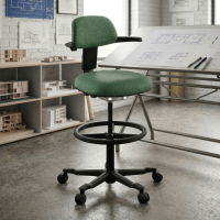 Sgabello da Ufficio Ergonomico Erghos, sedile reclinabile, girevole