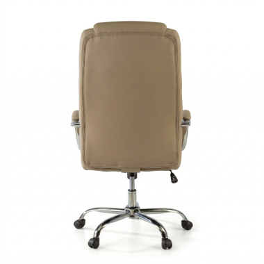 poltrona da ufficio beige adana ecopelle braccioli imbottiti 8