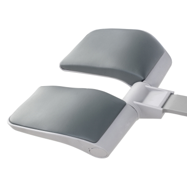 sedia ergonomica grigio erghos x4 pro rete transpirante braccioli regolabili 6d doppio supporto lombare poggiatesta poggiapiedi estensibile 16