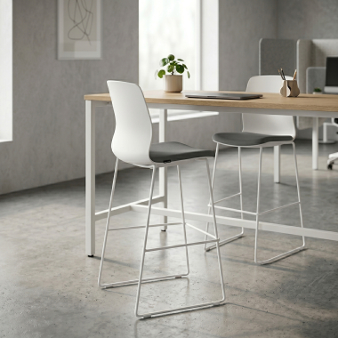 sgabello da ufficio grigio sgabello da ufficio tessuto senza braccioli 3