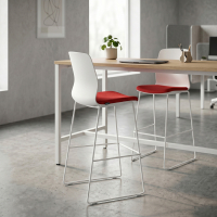 Sgabello da Ufficio Swing, Design elegante, Gambe in metallo