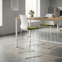 Sgabello da Ufficio Swing, Design elegante, Gambe in metallo