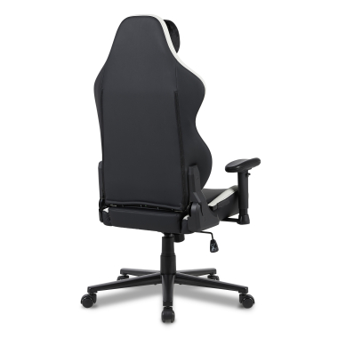 sedia gaming bianco nero vanguard ecopelle braccioli mobili cuscino poggiatesta poggiatesta 10