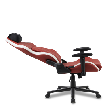 sedia gaming bianco rosso vanguard ecopelle braccioli mobili cuscino poggiatesta poggiatesta 12