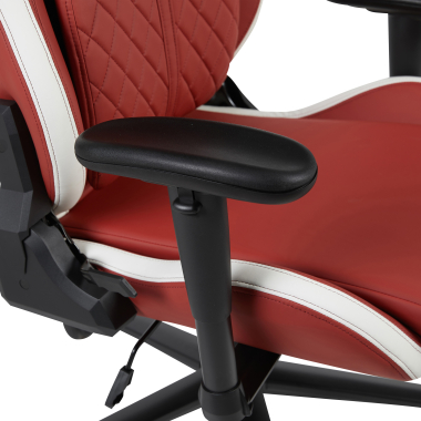sedia gaming bianco rosso vanguard ecopelle braccioli mobili cuscino poggiatesta poggiatesta 7