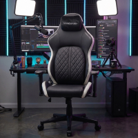 Sedia gaming ergonomica Vanguard, cuscino magnetico, ecopelle