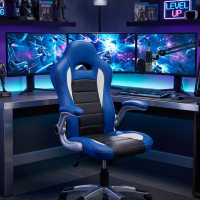 Sedia Gaming Lotus, design racing e braccioli pieghevoli