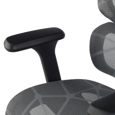sedia ergonomica grigio every rete transpirante braccioli regolabili 3d poggiatesta poggiapiedi estensibile 11