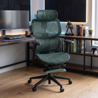 Sedia ergonomica Every, con poggiapiedi estraibile, rete