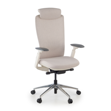 sedia ergonomica beige gemini tessuto braccioli regolabili 4d 1