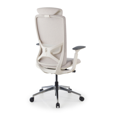 sedia ergonomica beige gemini tessuto braccioli regolabili 4d 9