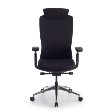 sedia ergonomica nero gemini tessuto braccioli regolabili 4d 3