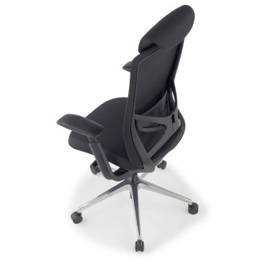 sedia ergonomica nero gemini tessuto braccioli regolabili 4d 11