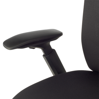 sedia ergonomica nero gemini tessuto braccioli regolabili 4d 12