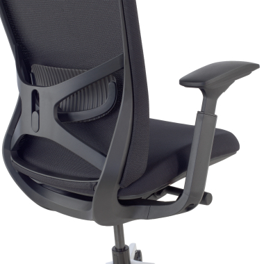 sedia ergonomica nero gemini tessuto braccioli regolabili 4d 13