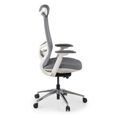 sedia ergonomica grigio gemini tessuto braccioli regolabili 4d 4
