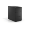 Cassettiera scrivania compatta Xenon Slim, 3 cassetti