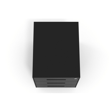 cassettiera da ufficio nero struttura nera metallo 7